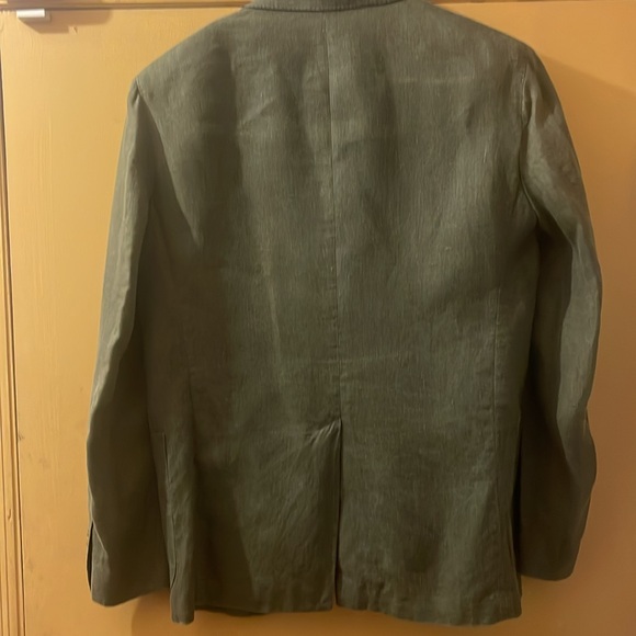 Polo olive green linen blazer 40 - Picture 2 of 3